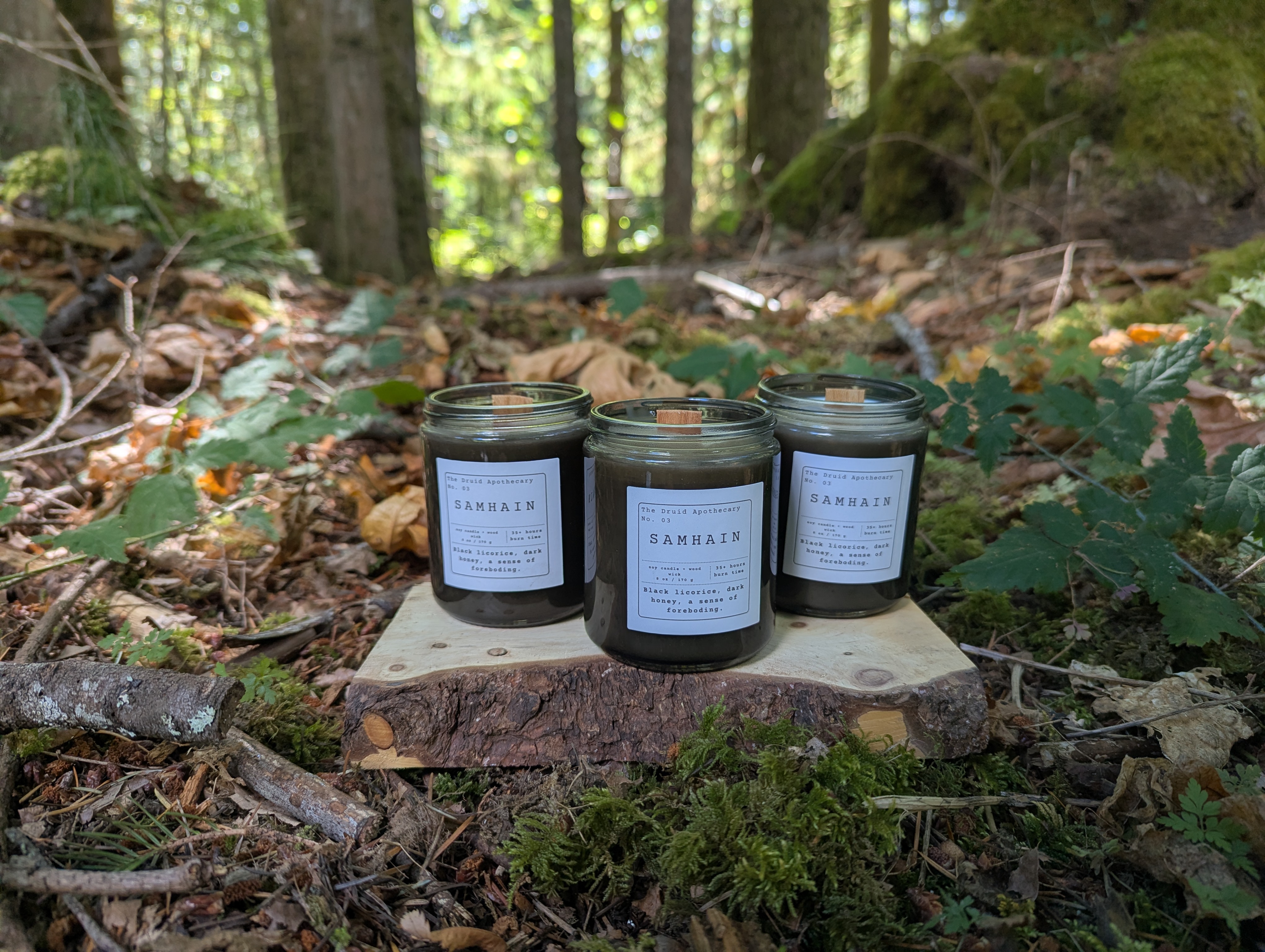 Samhain Wood Wick Soy Candle