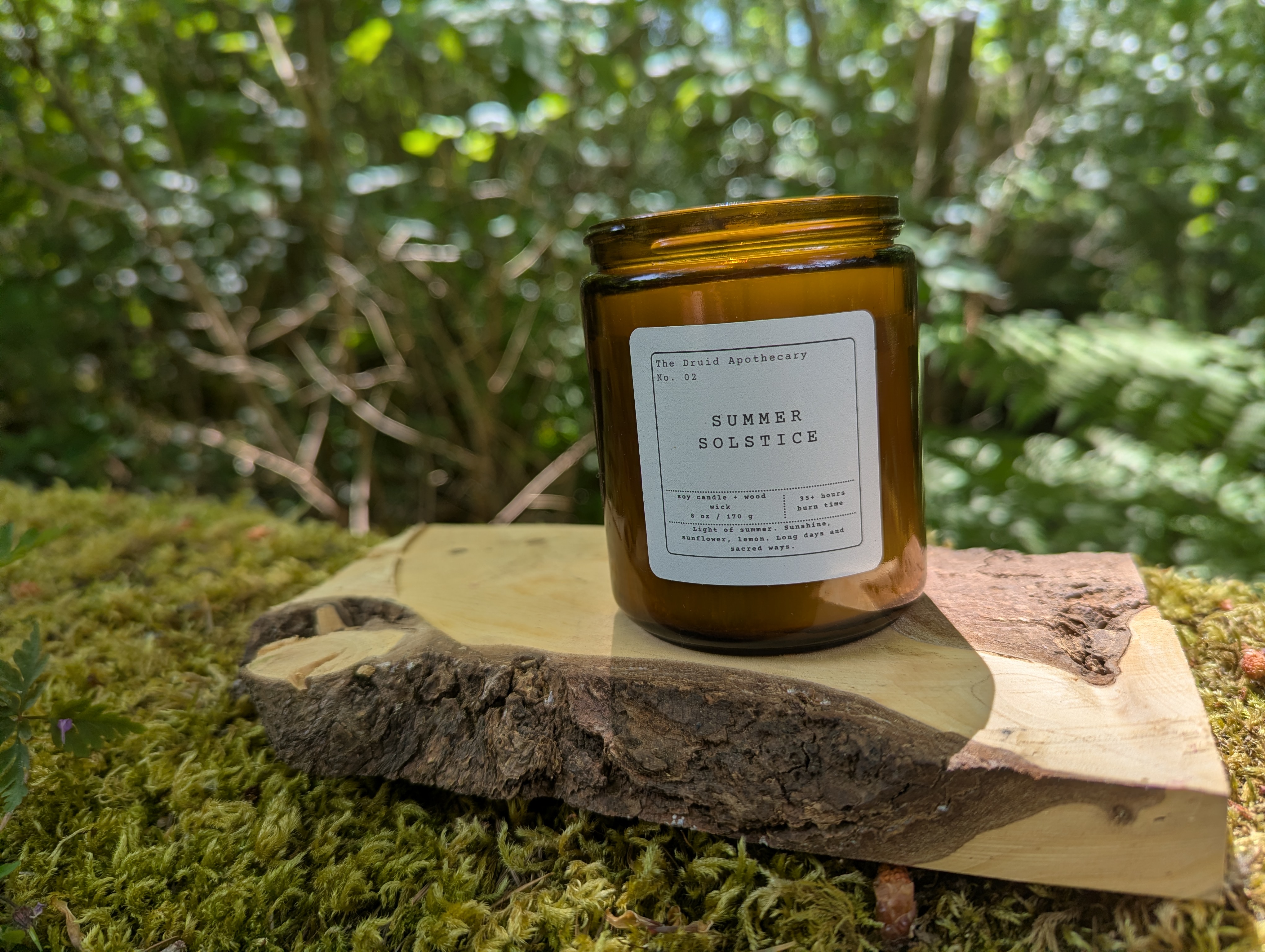 Summer Solstice Wood Wick Soy Candle